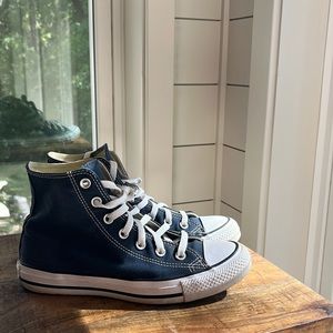 Navy High Top Converse